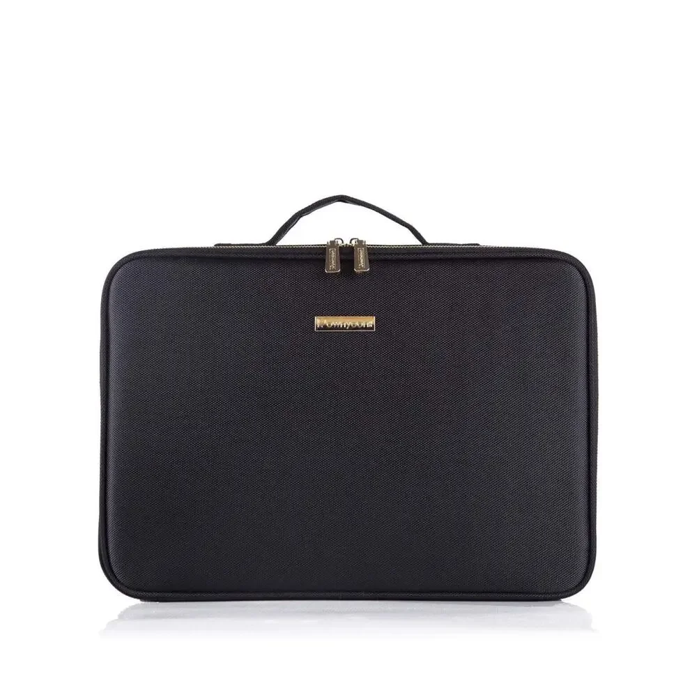 NEW ROWNYEON Makeup Bag Organizer Cosmetic Train Case Travel Case Portable